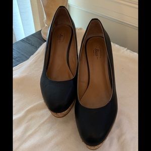 Bass Cork Wedge Heels